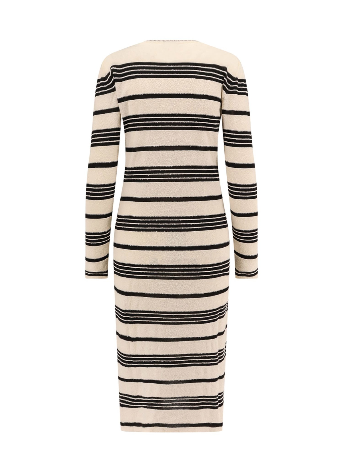 MONCLER Striped cotton blend dress モンクレール レディース Moncler Striped Cotton Blend Dress Moncler