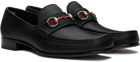 Gucci Black Wislet Loafers