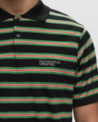 Thisisneverthat Striped Knit Polo Black - Mens - Polos