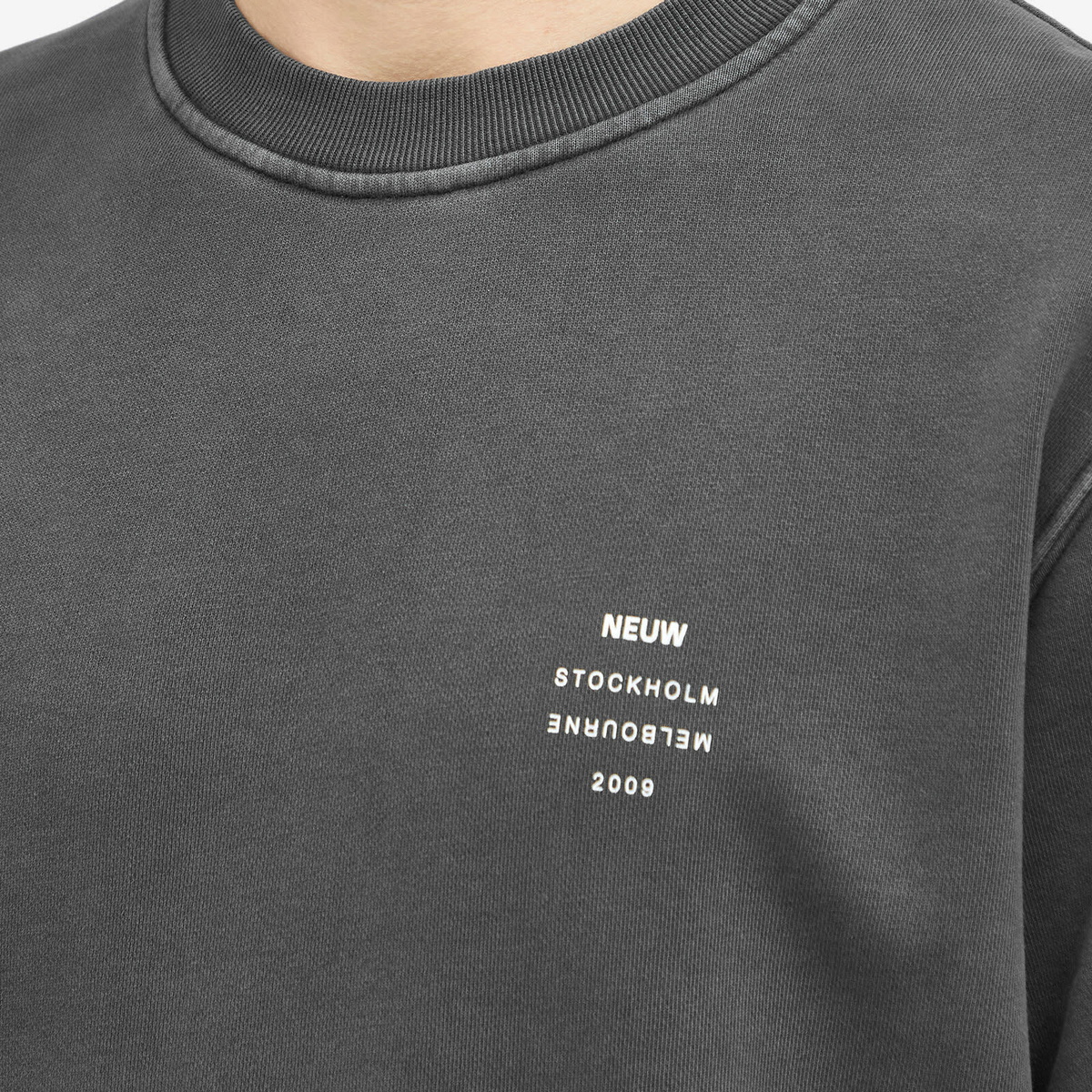 Neuw Denim Men's Crew Neck Sweat in Black