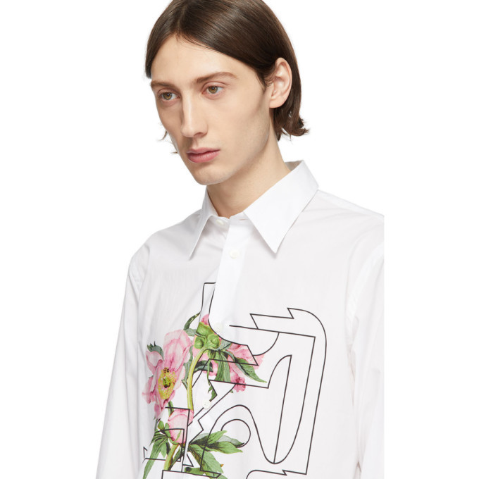 Givenchy White Printed Shirt Givenchy