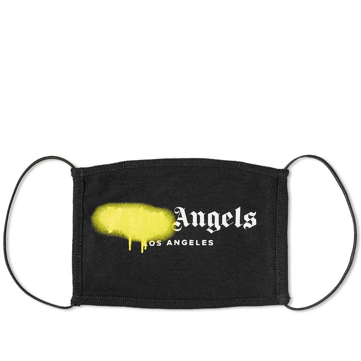 Photo: Palm Angels Los Angeles Spray Logo Face Mask