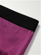 TOM FORD - Stretch-Cotton Briefs - Purple