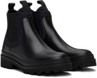 A.P.C. Black Adrien Chelsea Boots