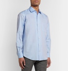 Loro Piana - André Cotton Oxford Shirt - Blue