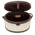 Hunting Season Brown Leather and Fique Trunk Bag