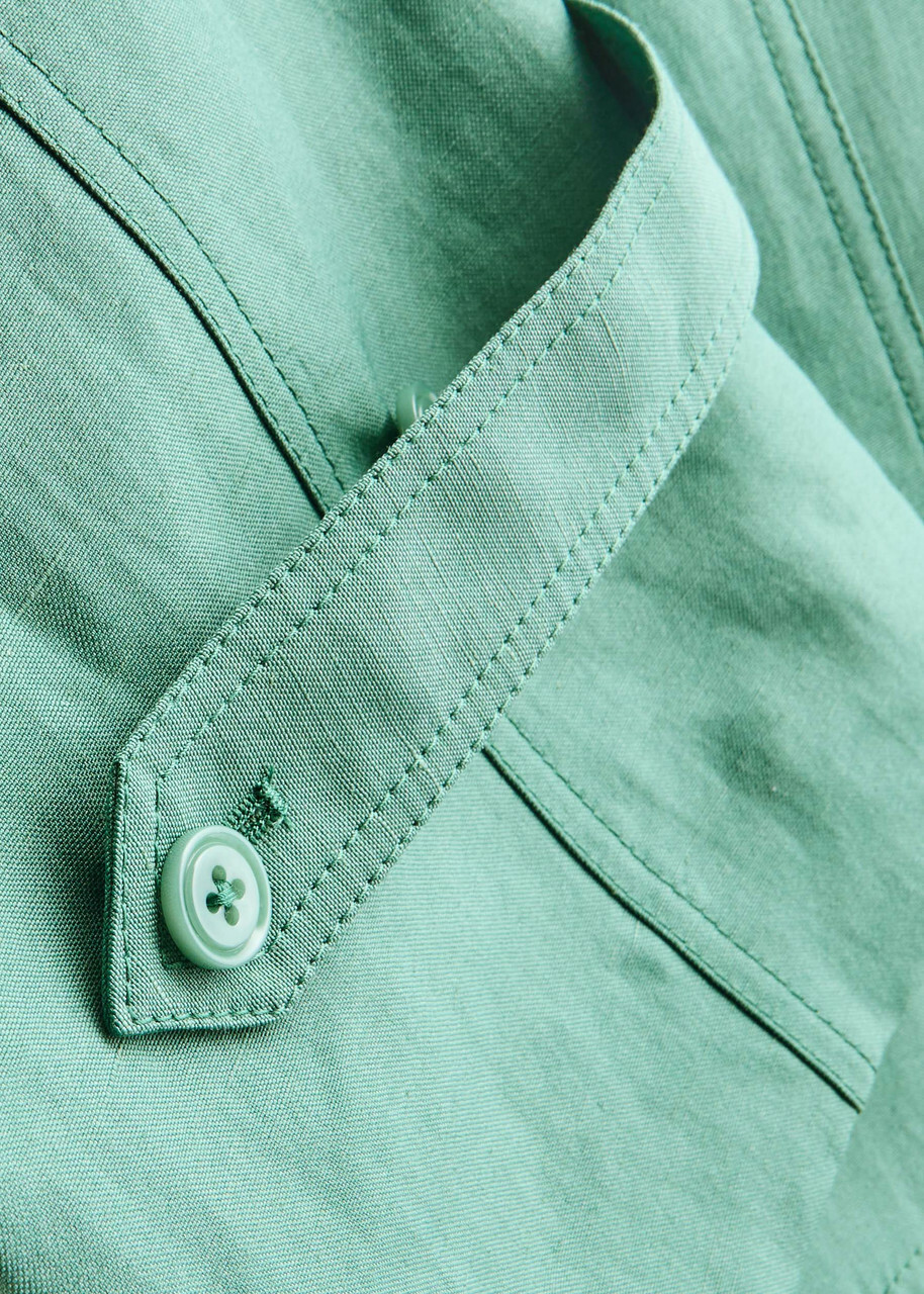 Dorothee Schumacher Summer Cruise Tapered Woven Trousers Green