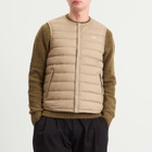 Danton Men's Inner Down Crewneck Vest in Sand Beige