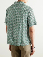 Onia - Camp-Collar Printed Woven Shirt - Green