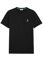 Sandbanks Logo Cotton T-shirt Black