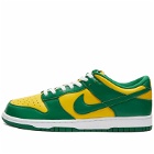 Nike Men's Dunk Low SP Sneakers in Varsity Maize/Pine Green/White