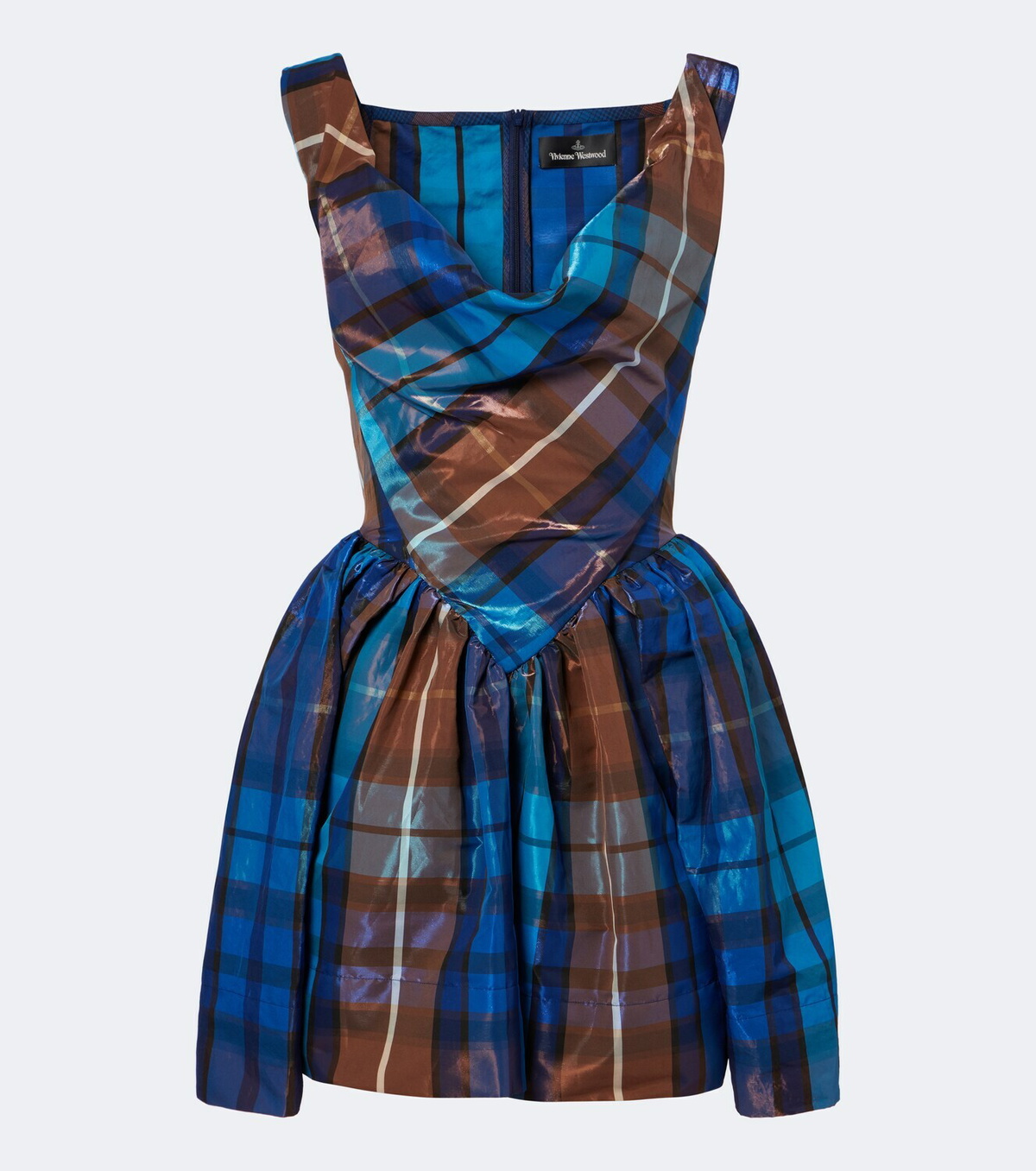 Vivienne Westwood Sunday checked twill minidress