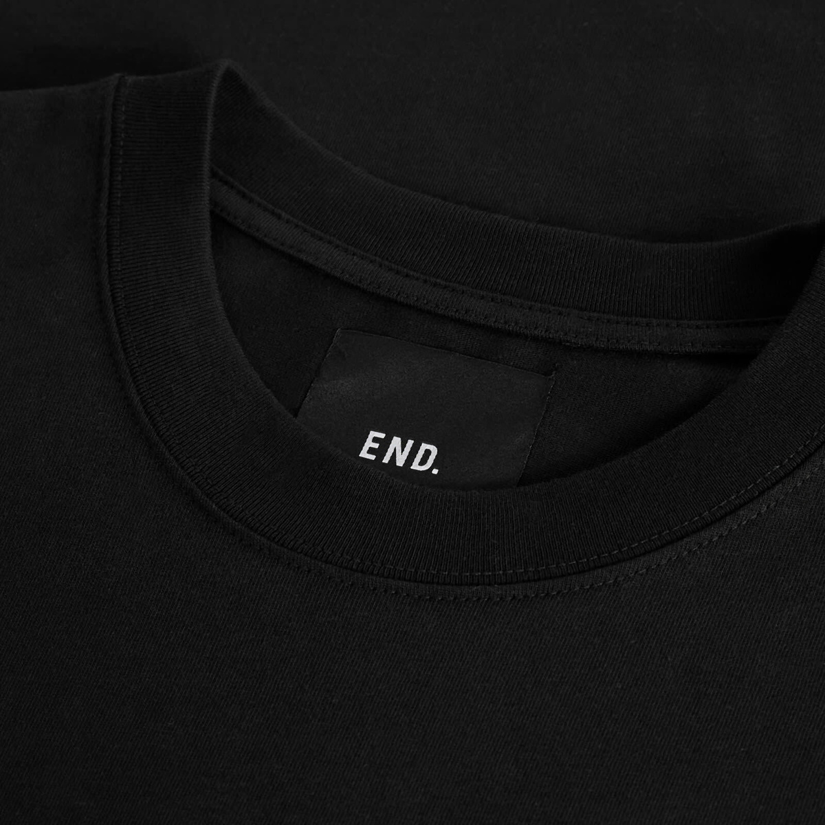 END. Beer Mat T-Shirt in Black