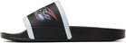 Martine Rose Black 'High On Hope' Pool Slides