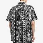 Monitaly Men's 50's Milano Shirt in African Wax Block Print Oscar