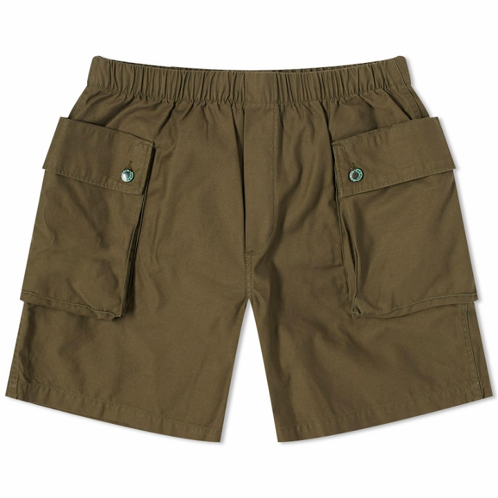 Photo: Brain Dead Men's Military Climber Shorts in Olive