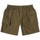 Brain Dead Men's Military Climber Shorts in Olive