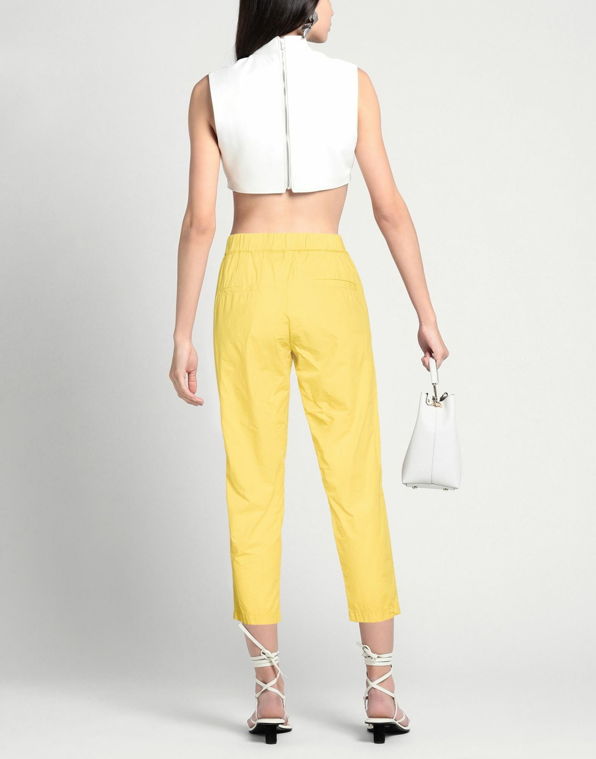 Alessia Santi Womens Pants in Yellow
