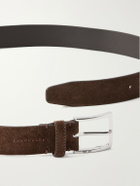 NN07 - 3cm Ever 90025 Suede Belt - Brown