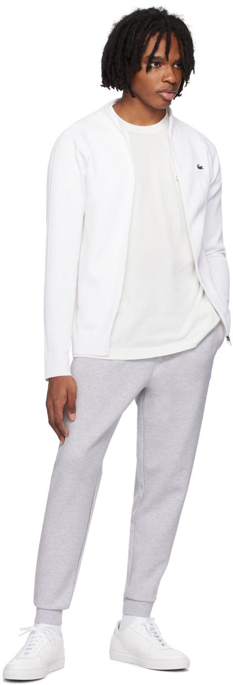 Lacoste White Novak Djokovic Edition Track Jacket