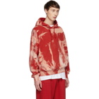424 Red Armes Edition Bleached Hoodie