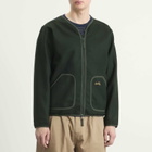 Stan Ray Men's Wool Fleece Cardigan in Botanical Green