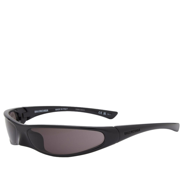 Photo: Balenciaga BB0383S Sunglasses in Black/Grey 