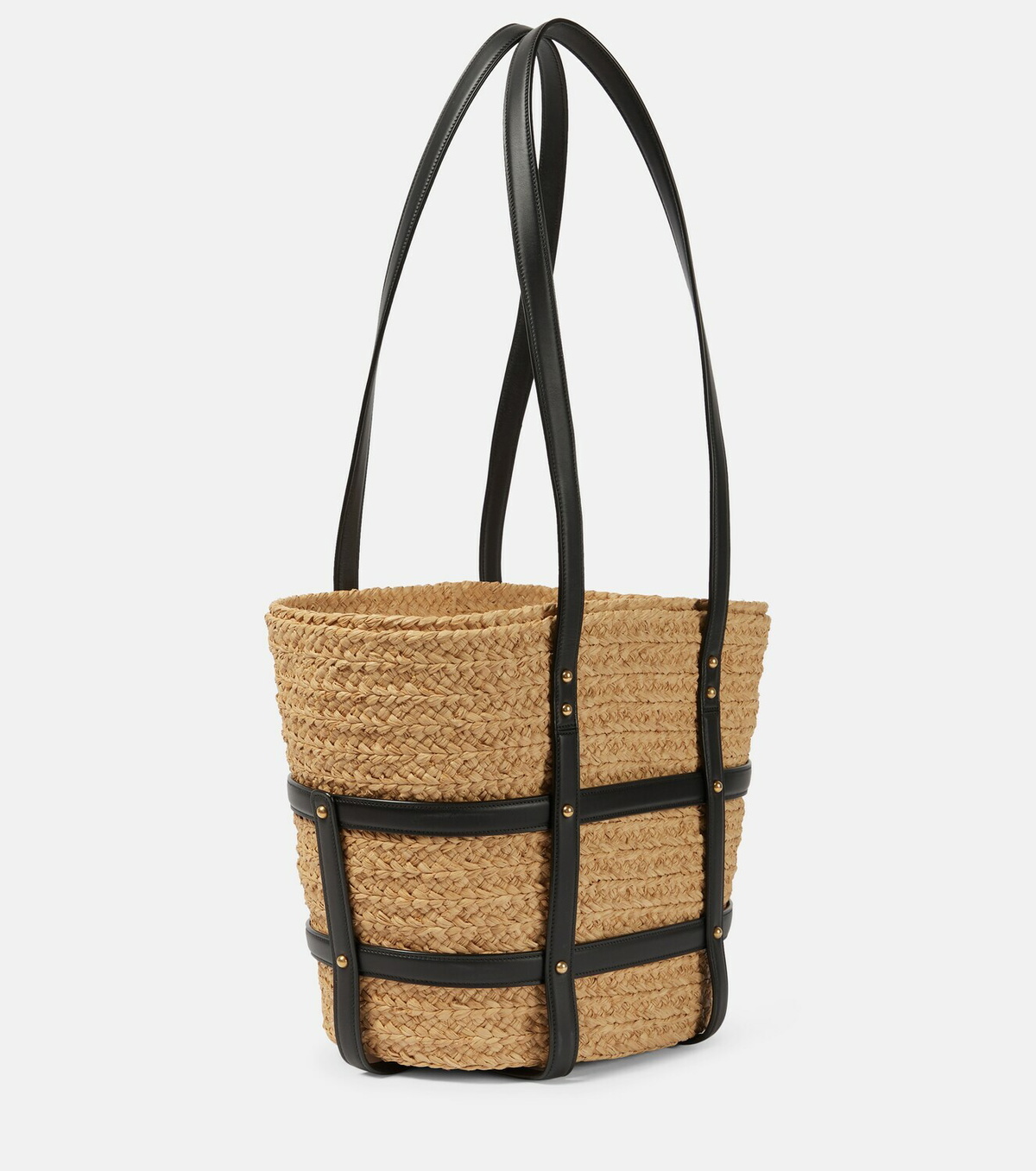 Saint Laurent Panier Medium raffia tote Saint Laurent