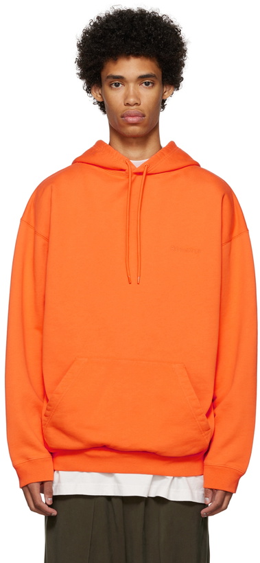 Photo: Balenciaga Orange Medium Fit Hoodie