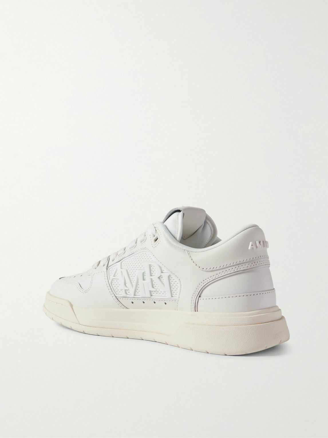 AMIRI - Classic Low Logo-Appliquéd Rubber-Trimmed Leather