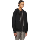 Rick Owens Black Windbreaker Hoodie