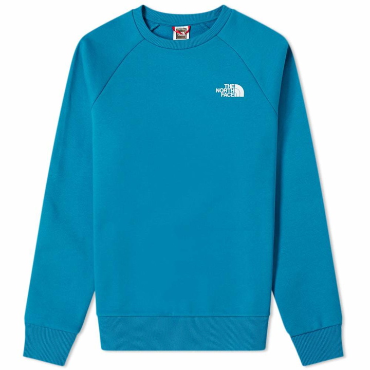 Photo: The North Face Raglan Red Box Crew Sweat Crystal Teal