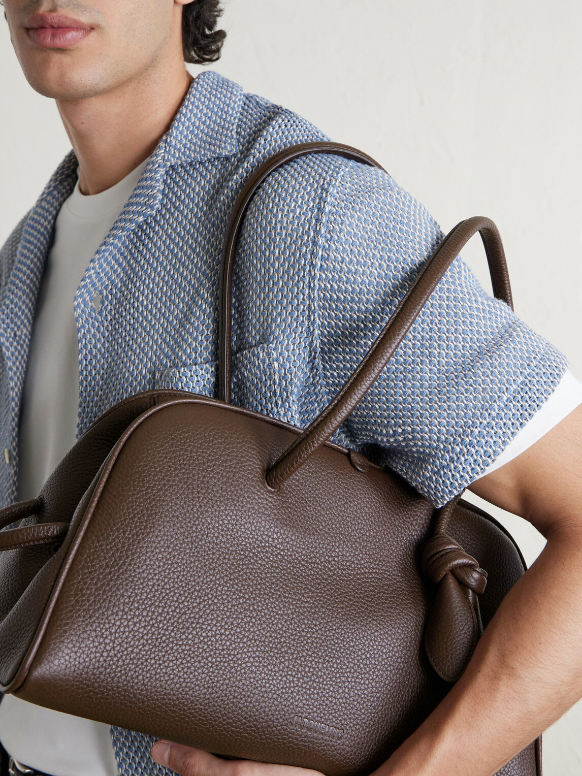 Jacquemus - Le Turismo Full-Grain Leather Messenger Bag