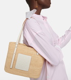 Loewe - Paula's Ibiza Anagram Small raffia basket tote