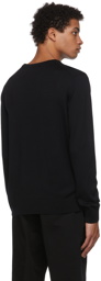 Maison Kitsuné Black Tricolor Fox Patch Sweater