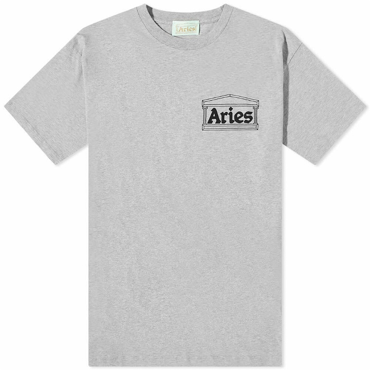 Photo: Aries Men's I'm With T-Shirt in Grey Marl