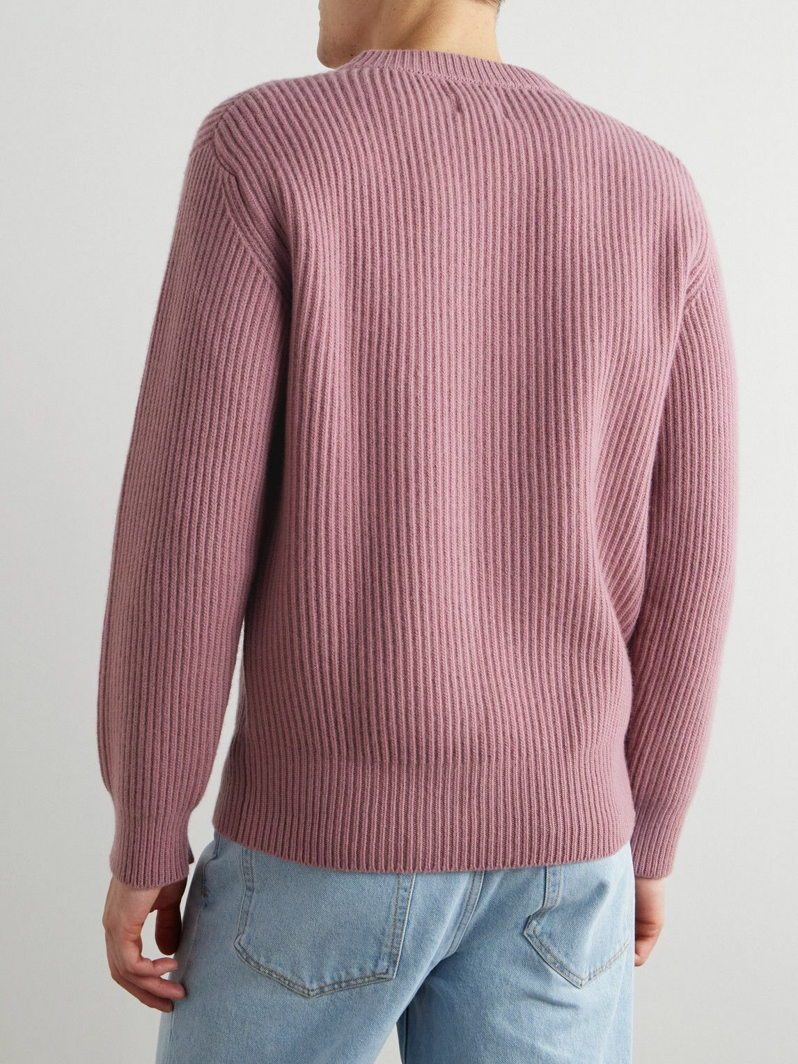 Richard James - Ribbed Wool Sweater - Pink