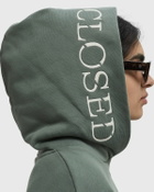 CLOSED LOGO HOODIE Green Womens Hoody