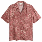 Drôle de Monsieur Men's Viscose Grapes Shirt in Red
