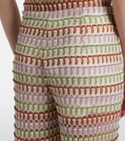 Veronica Beard Fatima crochet wide-leg pants