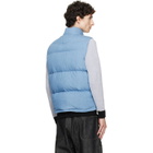 Moncler Blue Ervional Denim Down Vest