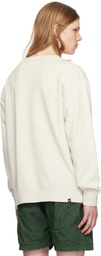 Pilgrim Surf + Supply Off-White Team Crew Sweatshirt