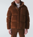 Zegna Cotton and cashmere corduroy down jacket