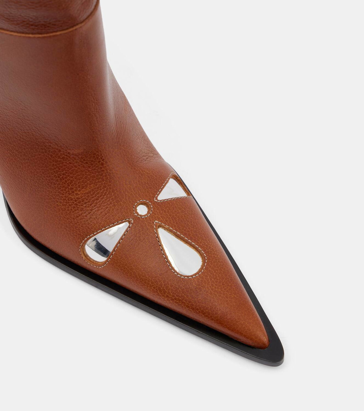 Coperni Petal Bridge leather cowboy boots