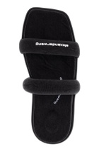 ALEXANDER WANG "denim jay slides Black