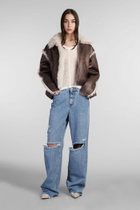 Séfr Maeve Top Topwear In Beige Wool