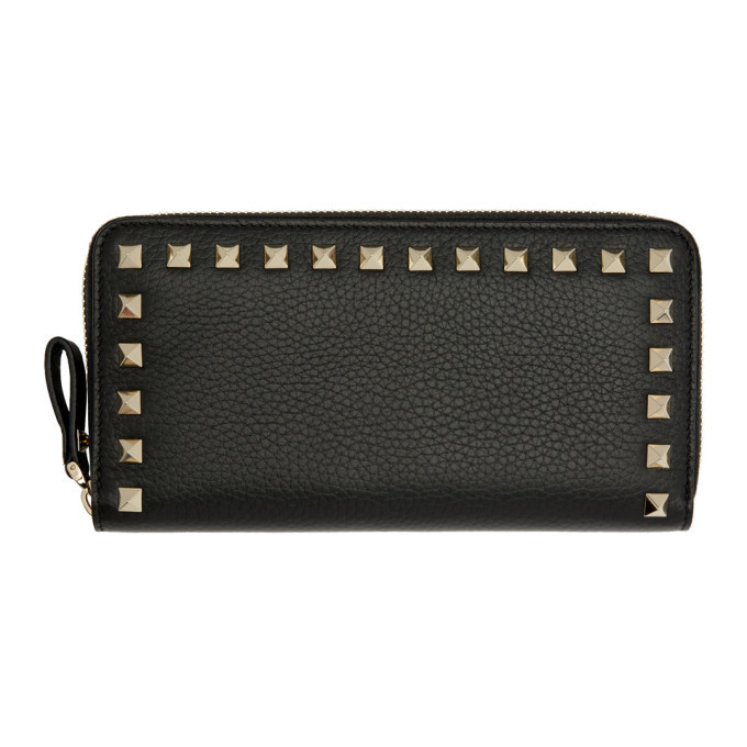 Black valentino outlet wallet