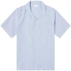 Universal Works Men's Oxford Cotton Road Shirt in Sky