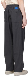 DOCUMENT Gray English Wool Four Pocket Trousers