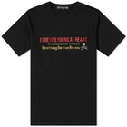 MASTERMIND WORLD Men's Forever Young At Heart T-Shirt in Black